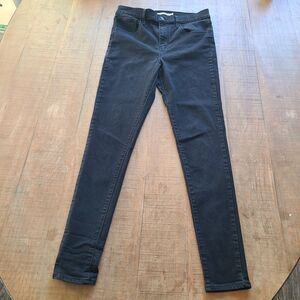 Levis Premium Jeans Womens 30X30‎ Black 720 High Rise Super Skinny Denim